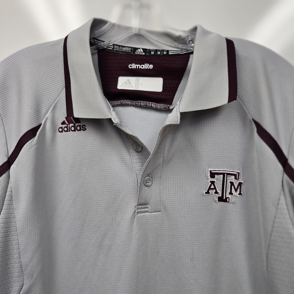 adidas Other - Texas A&M Aggies Adidas Men's‎ Polo Shirts Medium College Collegiate Golf Shirt